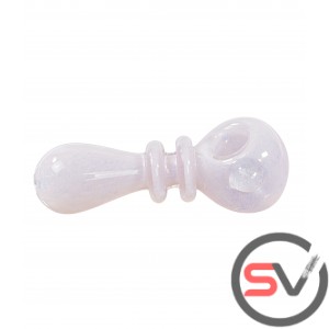 RIBBED NEON TYPE 2 GLASS HAND PIPE 5inch 3CT/PK